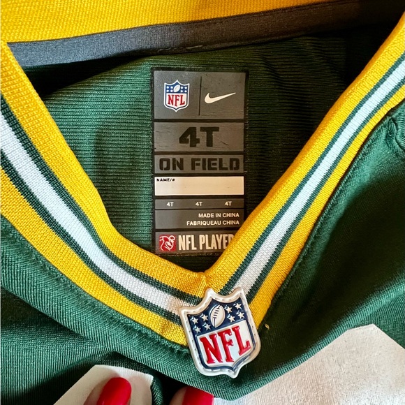 Green Bay Packers jersey - size 4 - Picture 3 of 3